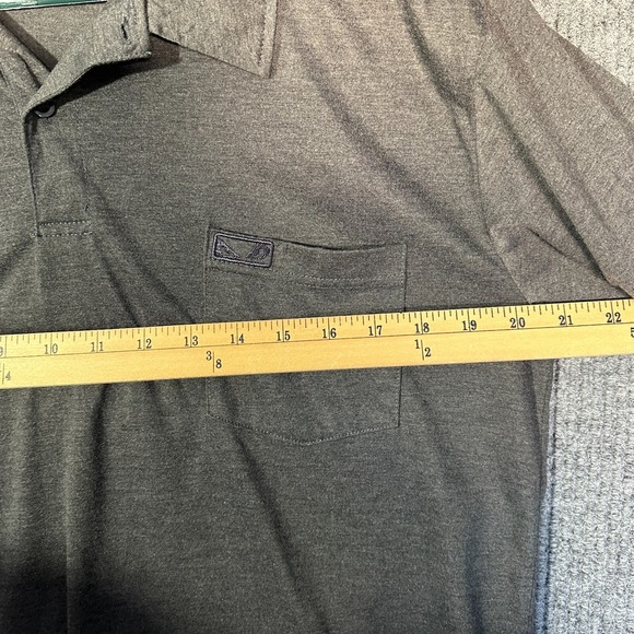 Badboy Mens Plain Polo Shirt Size Medium Gray Cotton Blend Short Sleeve - Picture 7 of 13